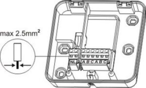Termostat wireless Poer Smart - montaj Receptor