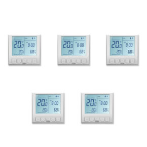 Pachet 5 termostatate inteligente de pardoseala POER Smart